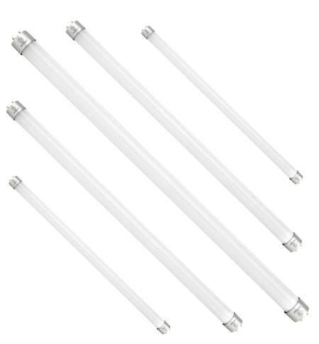 OUBO 2FT LED T8 Tube Light Fluorescent Daylight Cool White 6500K 10W 1300Lm Milky White Cover SMD 2835 G13 230 Volts 